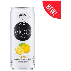Vida Zero Yuzu Sparkling Flavoured Drink 325ml X 24